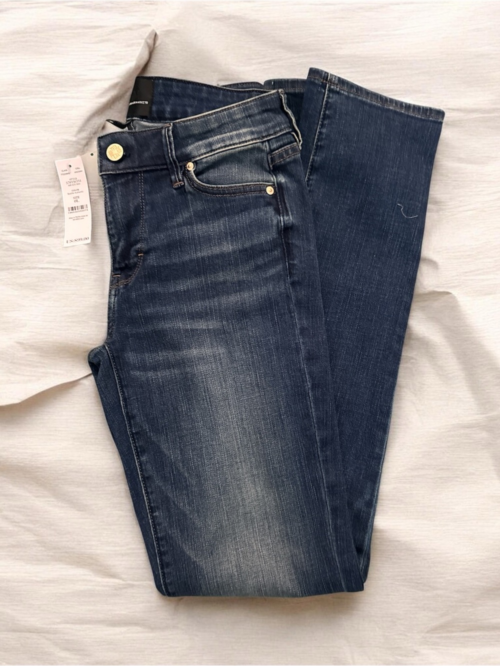 White House Black Market Mid-Rise EveryDay Soft Straight-Leg Jeans